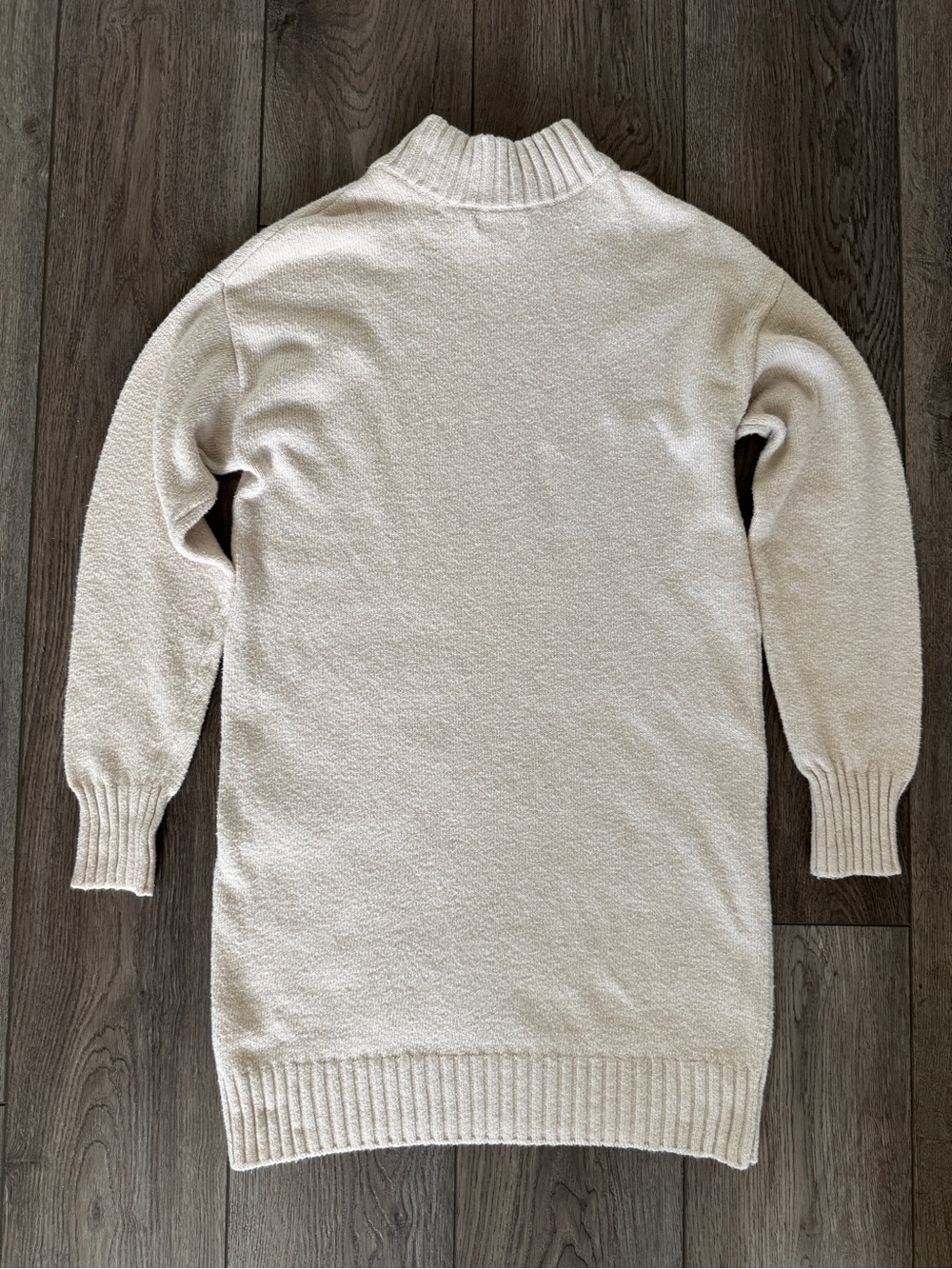 BP. Easy Crew Sweater Dress, Beige Oatmeal Heather - Picture 10 of 11